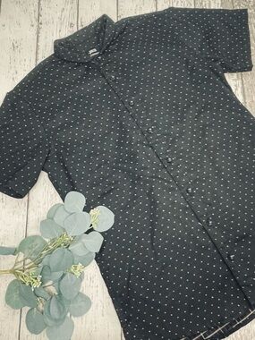 Publish Dot Short Sleeve Button Up Shirt